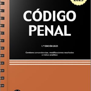 CÓDIGO PENAL. Contiene concordancias, modificaciones resaltadas e índice analítico. (Textos Legales Básicos – Colex). Edición con anillas.
