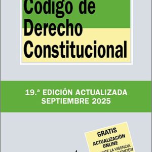 CÓDIGO DE DERECHO CONSTITUCIONAL. (Biblioteca de Textos Legales – Tecnos)