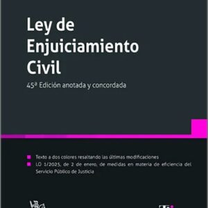 LEY DE ENJUICIAMIENTO CIVIL. (Textos Legales – Tirant lo Blanch)