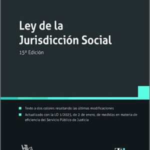 LEY DE LA JURISDICCIÓN SOCIAL. (Textos legales – Tirant lo Blanch)