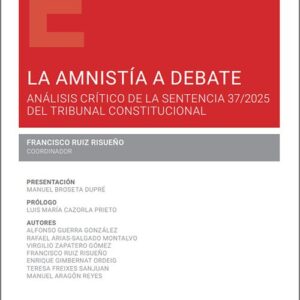 AMNISTÍA A DEBATE, LA. Análisis crítico de la Sentencia 37/2025, del Tribunal Constitucional